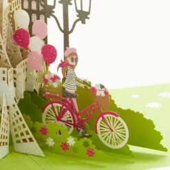 Hallmark Bonjour Eiffel Tower 3D Pop-Up Hello Card -Hot Sale Hallmark Store Bonjour Eiffel Tower 3D PopUp Hello Card 1299LAD9664 05