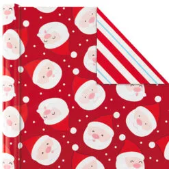 Hallmark Bright Joy 3-Pack Kids Reversible Christmas Wrapping Paper Assortment, 120 Sq. Ft. 9 Hallmark Bright Joy 3-Pack Kids Reversible Christmas Wrapping Paper Assortment, 120 Sq. Ft. -Hot Sale Hallmark Store Bright Assorted Kids Reversible Christmas Gift Wrap 5JXW1030 04
