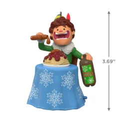 Hallmark Elf Did You Hear That? Ornament With Sound 8 Hallmark Elf Did You Hear That? Ornament With Sound -Hot Sale Hallmark Store Buddy the Elf With Spaghetti Keepsake Ornament 2099QXI6097 03