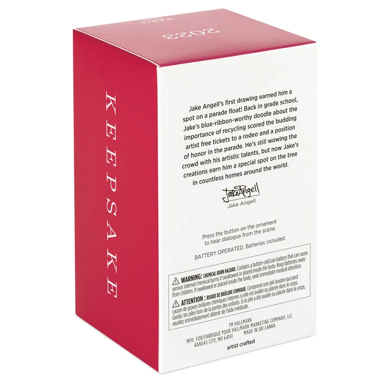 Hallmark Elf Did You Hear That? Ornament With Sound 5 Hallmark Elf Did You Hear That? Ornament With Sound - Image 5