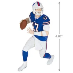 Hallmark NFL Buffalo Bills Josh Allen Football Legends Ornament -Hot Sale Hallmark Store Buffalo Bills Josh Allen Keepsake Ornament 2299QXR8247 03