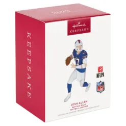 Hallmark NFL Buffalo Bills Josh Allen Football Legends Ornament -Hot Sale Hallmark Store Buffalo Bills Josh Allen Keepsake Ornament 2299QXR8247 04