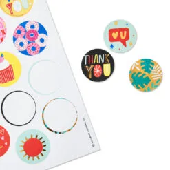 Hallmark Decorate And Send Colorful Sticker Book -Hot Sale Hallmark Store Bulk Pack of Colorful Stickers for Kids 3SSJ1201 03