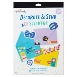 Hallmark Decorate And Send Colorful Sticker Book -Hot Sale Hallmark Store Bulk Pack of Colorful Stickers for Kids 3SSJ1201 04