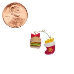 Hallmark Mini A Perfect Pairing Ornaments, Set Of 2 -Hot Sale Hallmark Store Burger and Fries Keepsake Ornaments 1499QXM9207 07