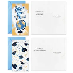 Hallmark Festive Grad Wishes Graduation Cards Assortment, Pack Of 36 -Hot Sale Hallmark Store Casual Painted Money Holder Graduation Cards Assortment 5GEY2015 03