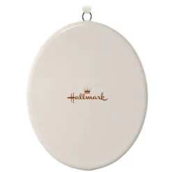 Hallmark Ceramic Text And Photo Ornament—Vertical Oval -Hot Sale Hallmark Store Ceramic Text and Photo OrnamentVertical Oval 1999QHE1739B3 06
