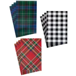 Hallmark Checks And Plaids 12-Pack Designed Shirt Boxes -Hot Sale Hallmark Store Checks and Plaids 12Pack Designed Shirt Boxes 5XBC1124 05