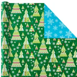 Hallmark Christmas Cheer 4-Pack Reversible Wrapping Paper Assortment, 150 Sq. Ft. 11 Hallmark Christmas Cheer 4-Pack Reversible Wrapping Paper Assortment, 150 Sq. Ft. -Hot Sale Hallmark Store Christmas Cheer Assortment Reversible Wrapping Paper 5JXW1736 05