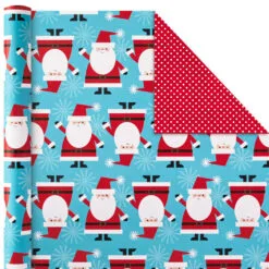 Hallmark Christmas Cheer 4-Pack Reversible Wrapping Paper Assortment, 150 Sq. Ft. 13 Hallmark Christmas Cheer 4-Pack Reversible Wrapping Paper Assortment, 150 Sq. Ft. -Hot Sale Hallmark Store Christmas Cheer Assortment Reversible Wrapping Paper 5JXW1736 07