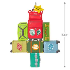 Hallmark Travel All The Way 2023 Ornament 8 Hallmark Travel All The Way 2023 Ornament -Hot Sale Hallmark Store Christmas Tree of Luggage Keepsake Ornament 1899QGO2907 03