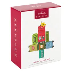 Hallmark Travel All The Way 2023 Ornament 9 Hallmark Travel All The Way 2023 Ornament -Hot Sale Hallmark Store Christmas Tree of Luggage Keepsake Ornament 1899QGO2907 04