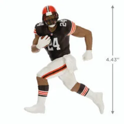 Hallmark NFL Cleveland Browns Nick Chubb Ornament -Hot Sale Hallmark Store Cleveland Browns Nick Chubb Keepsake Ornament 2299QXI7159 03