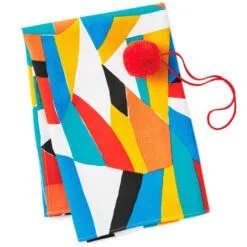 Hallmark 26" Colorful Abstract Fabric Gift Wrap With Elastic Band -Hot Sale Hallmark Store Colorful Abstract Fabric Gift Wrap With Elastic Band 1299EJR6379 03