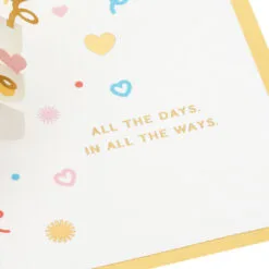 Hallmark Love You Always 3D Pop-Up Love Card 11 Hallmark Love You Always 3D Pop-Up Love Card -Hot Sale Hallmark Store Colorful Hearts 3D PopUp Love Card 1299LAD2904 03