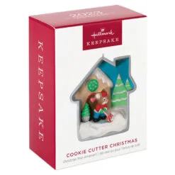 Hallmark Cookie Cutter Christmas Ornament -Hot Sale Hallmark Store Cookie Cutter Mouse Diorama Keepsake Ornament 1799QXR8067 04