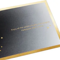 Hallmark Crescent Moon 3-D Pop-Up Halloween Card -Hot Sale Hallmark Store Crescent Moon and Bats 3D PopUp Halloween Card 1299IEH3001 03