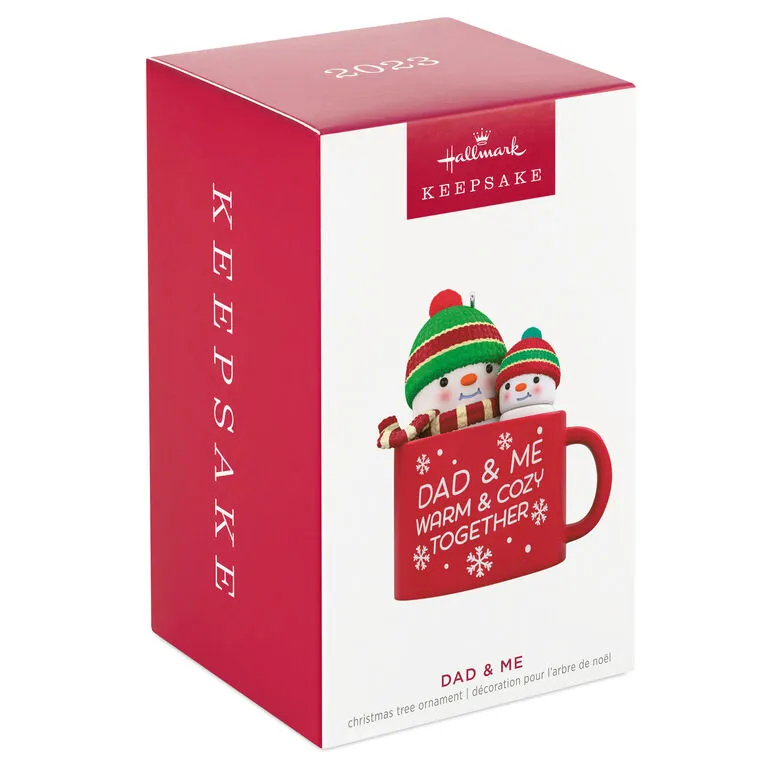 Hallmark Dad & Me Hot Cocoa Mug 2023 Ornament 4 Hallmark Dad & Me Hot Cocoa Mug 2023 Ornament - Image 4
