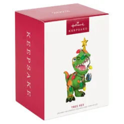 Hallmark Tree Rex Ornament -Hot Sale Hallmark Store Dinosaur in Christmas Lights Keepsake Ornament 1799QGO2779 04