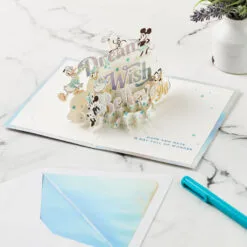 Hallmark Disney 100 Years Of Wonder Day Full Of Wonder 3D Pop-Up Card -Hot Sale Hallmark Store Disney 100 Years Mickey Friends 3D PopUp Card 1499LAD9202 08