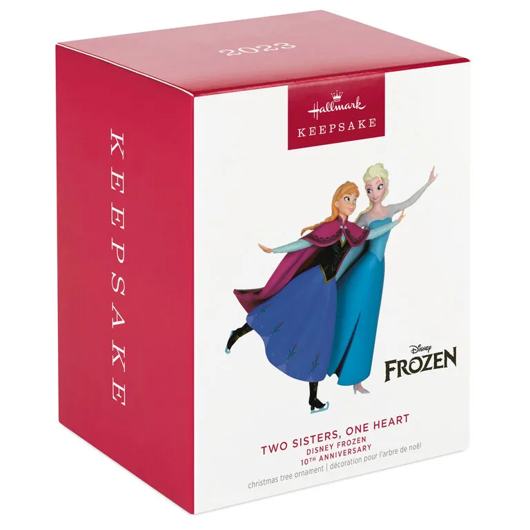 Hallmark Disney Frozen 10th Anniversary Two Sisters, One Heart Ornament 4 Hallmark Disney Frozen 10th Anniversary Two Sisters, One Heart Ornament - Image 4