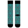 Hallmark Disney The Haunted Mansion Wallpaper Crew Socks