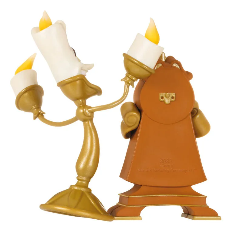 Hallmark Disney Beauty And The Beast Lumiere And Cogsworth Ornament 6 Hallmark Disney Beauty And The Beast Lumiere And Cogsworth Ornament - Image 6