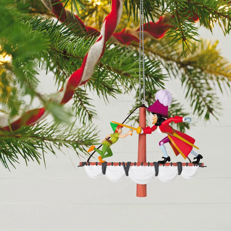 Hallmark Disney Peter Pan 70th Anniversary Swashbuckling Showdown Ornament 2 Hallmark Disney Peter Pan 70th Anniversary Swashbuckling Showdown Ornament - Image 2