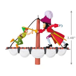 Hallmark Disney Peter Pan 70th Anniversary Swashbuckling Showdown Ornament 8 Hallmark Disney Peter Pan 70th Anniversary Swashbuckling Showdown Ornament -Hot Sale Hallmark Store Disney Peter Pan and Hook Keepsake Ornament 2499QXD6617 03