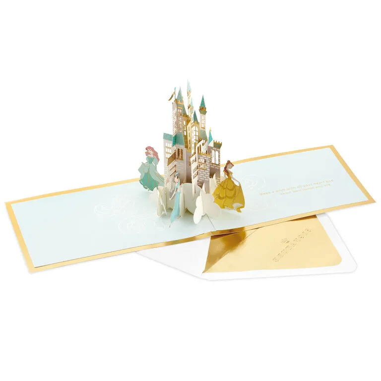 Hallmark Disney Princess Castle So Loved 3D Pop-Up Card 2 Hallmark Disney Princess Castle So Loved 3D Pop-Up Card - Image 2