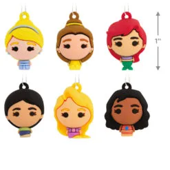 Mini Disney Princess Shatterproof Hallmark Ornaments, Set Of 6 -Hot Sale Hallmark Store Disney Princess Miniature Christmas Ornaments Set of 6 2HCM6131 03