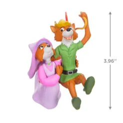 Hallmark Disney Robin Hood 50th Anniversary A Romantic Rescue Ornament -Hot Sale Hallmark Store Disney Robin Hood Maid Marian Keepsake Ornament 2199QXD6589 03