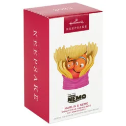 Hallmark Disney/Pixar Finding Nemo 20th Anniversary Marlin & Nemo Ornament -Hot Sale Hallmark Store DisneyPixar Nemo and Marlin Keepsake Ornament 2199QXD6607 04