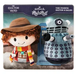 Hallmark Itty Bittys® Doctor Who The Fourth Doctor And Dalek Plush, Set Of 2 -Hot Sale Hallmark Store Doctor Who Fourth Doctor and Dalek Plush itty bittys 1KDD2078 03