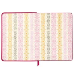 Hallmark Embossed Border Fuchsia Faux Leather Notebook -Hot Sale Hallmark Store Embossed Border Fuchsia Faux Leather Notebook 5HWJ6937 03