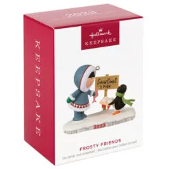 Hallmark Frosty Friends 2023 Ornament -Hot Sale Hallmark Store Eskimo and Penguin Keepsake Ornament 1699QXR8029 04