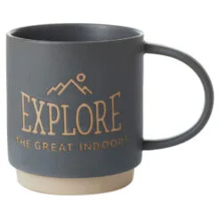 Hallmark Explore Indoors Funny Mug, 16 Oz.