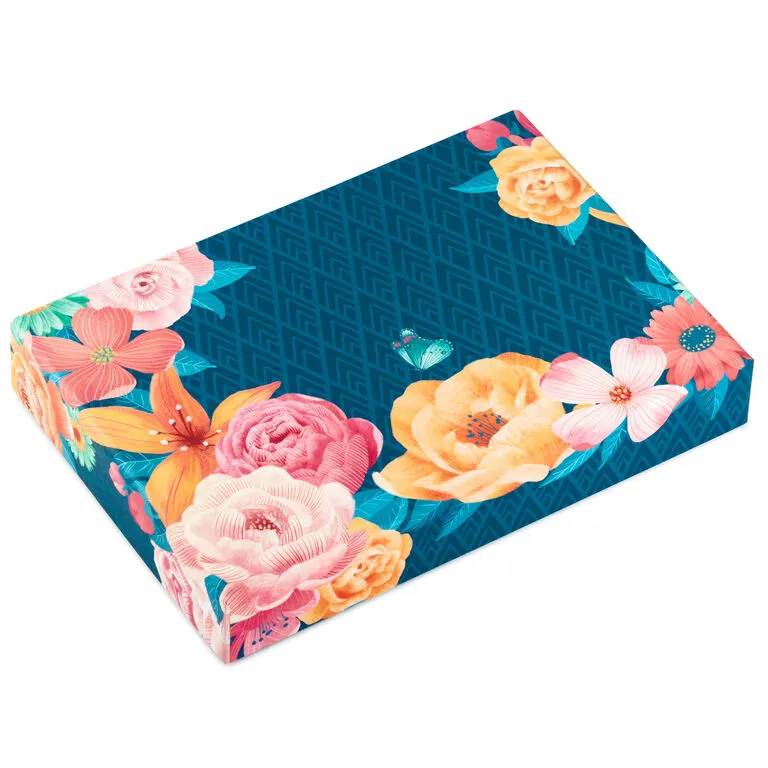 Hallmark Floral Stationery Set And Desk Organizer Box 5 Hallmark Floral Stationery Set And Desk Organizer Box - Image 5