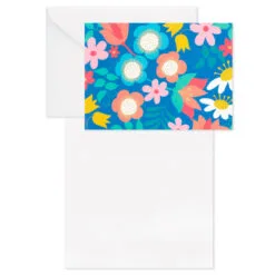 Hallmark Floral And Lettering Bulk Blank Note Cards, Pack Of 50 -Hot Sale Hallmark Store Floral and Lettering Bulk Blank Note Cards Assortment 1399WTU1087 03