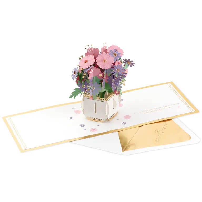 Hallmark Love And Appreciation Flower Bouquet 3D Pop-Up Love Card 2 Hallmark Love And Appreciation Flower Bouquet 3D Pop-Up Love Card - Image 2