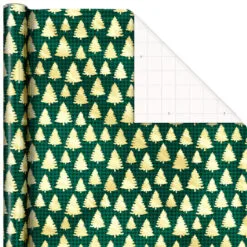 Hallmark Traditional 3-Pack Foil Christmas Wrapping Paper Assortment, 60 Sq. Ft. -Hot Sale Hallmark Store Foil Christmas Wrapping Paper Assortment 5JXW1065 06
