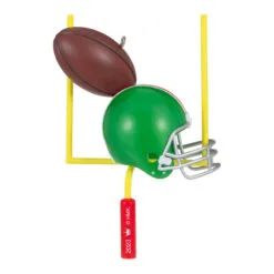 Hallmark Football Star 2023 Ornament -Hot Sale Hallmark Store Football Goal Post and Helmet Keepsake Ornament 1399QGO2707 06