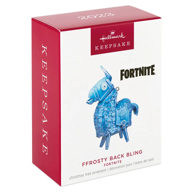 Hallmark Fortnite Ffrosty Back Bling Ornament 4 Hallmark Fortnite Ffrosty Back Bling Ornament - Image 4
