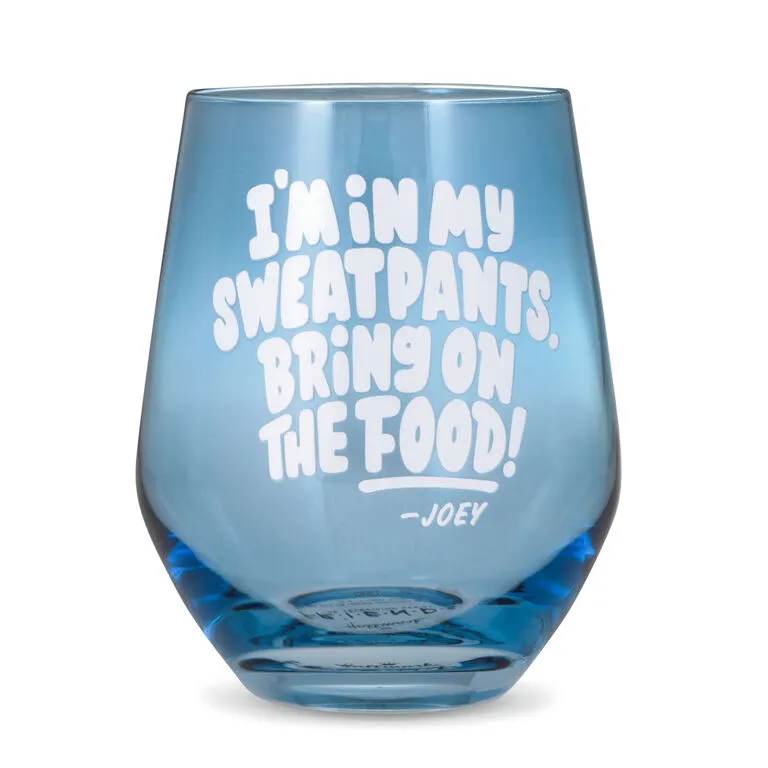 Hallmark Friends Bring On The Food Stemless Wine Glass, 16 Oz. 1 Hallmark Friends Bring On The Food Stemless Wine Glass, 16 Oz.
