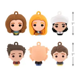 Mini Friends Shatterproof Hallmark Ornaments, Set Of 6 -Hot Sale Hallmark Store Friends Miniature Christmas Ornaments Set of 6 2HCM9229 03