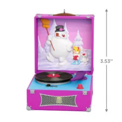 Hallmark Frosty The Snowman™ Look At Frosty Go Ornament With Light And Sound 8 Hallmark Frosty The Snowman™ Look At Frosty Go Ornament With Light And Sound -Hot Sale Hallmark Store Frosty the Snowman Record Player Keepsake Ornament 2499QXI6279 03