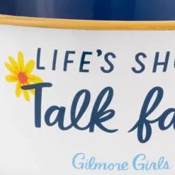 Hallmark Gilmore Girls Life's Short, Talk Fast Popcorn Bowl 7 Hallmark Gilmore Girls Life's Short, Talk Fast Popcorn Bowl -Hot Sale Hallmark Store Gilmore Girls Lifes Short Talk Fast Popcorn Bowl 1PCL1010 04