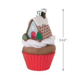 Hallmark Christmas Cupcakes Gingerbread Goodness Ornament -Hot Sale Hallmark Store Gingerbread House Cupcake Keepsake Ornament 1599QXR8017 03
