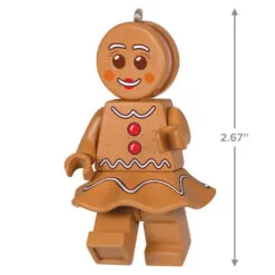 Hallmark Gingerbread Woman LEGO® Minifigure Ornament -Hot Sale Hallmark Store Gingerbread Woman LEGO Minifig Keepsake Ornament 1699QXI7329 03