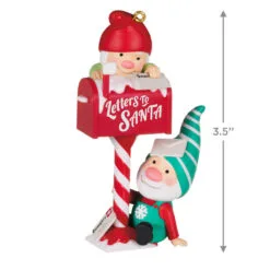 Hallmark Gnome For Christmas Ornament -Hot Sale Hallmark Store Gnomes Mailing Letter to Santa Keepsake Ornament 1999QXR8109 03